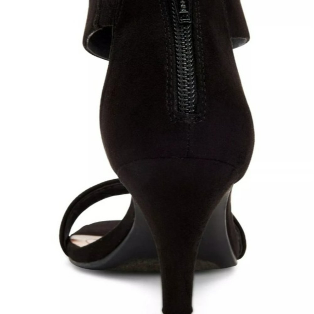 Style & Co Phillys Two-piece Evening Sandals Black -7 - Picture 3 of 9